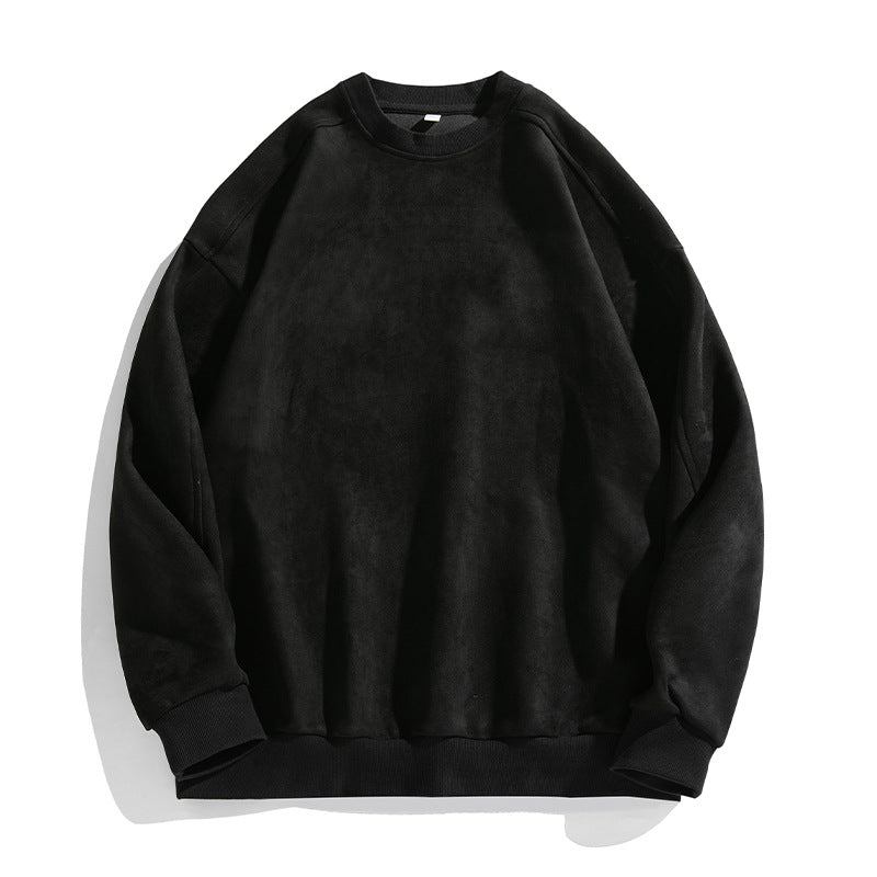 Unisex Puristisches Oversize-Rundhals-Sweatshirt mit Drop-Shoulder und gebürstetem Innenfutter Echo Archiv