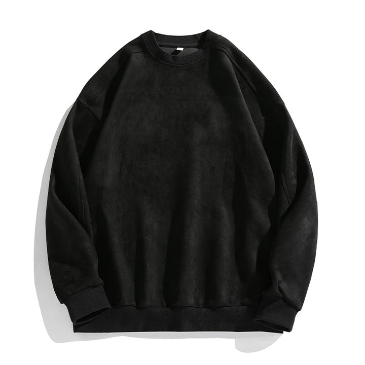 Unisex Puristisches Oversize-Rundhals-Sweatshirt mit Drop-Shoulder und gebürstetem Innenfutter Echo Archiv
