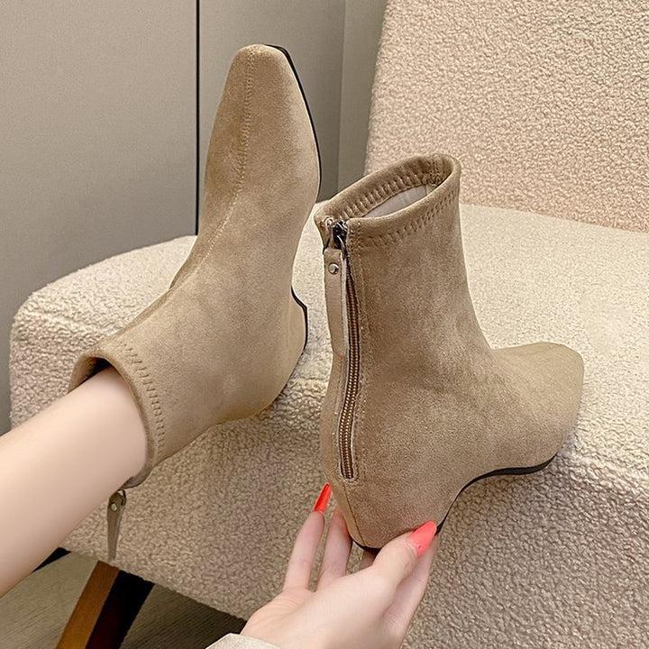 Damen Modische Ankle-Stiefel mit elegantem Sitting – Varelle
