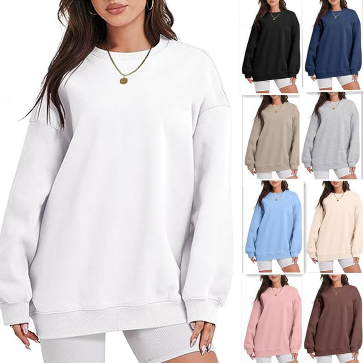 Damen nan extraweites Oversize-Sweatshirt mit überschnittener Schulter und angerautem Innenfutter Echo Archiv
