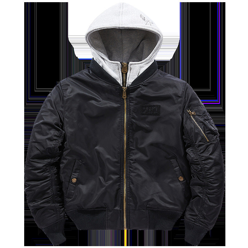 Herren Taillierte Übergangsjacke mit Kapuze Echo Archiv