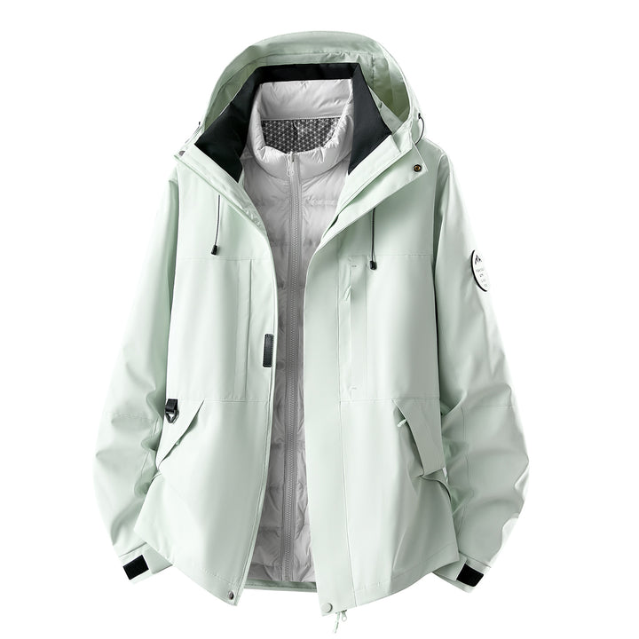 Damen Multifunktionale Outdoorjacke mit herausnehmbarer Stepp-Innenjacke Echoarchiv