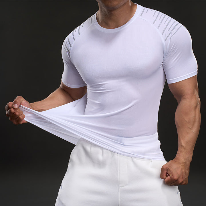 Herren Funktionales Fitness-T-Shirt mit innovativen Belüftungszonen Echoarchiv