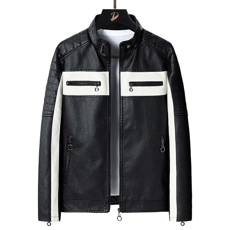 Herren Kunstlederjacke mit modischem Design Echo Archiv