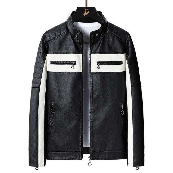 Herren Kunstlederjacke mit modischem Design Echo Archiv