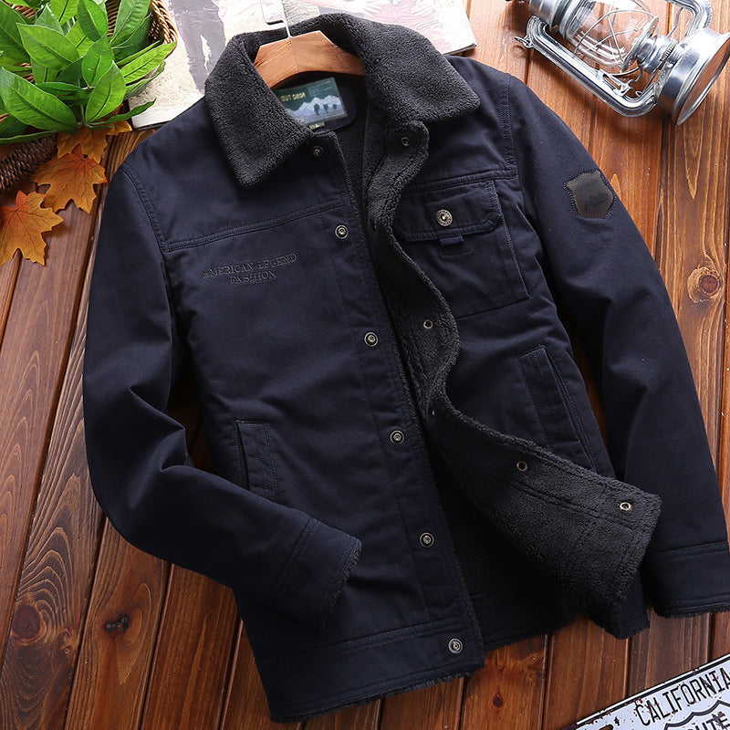 Herren Winterjacke mit Teddyfutter und praktischen Taschen Echo Archiv