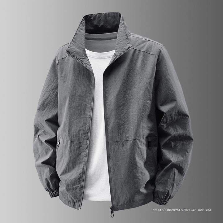 Herren Ultralight Technical Blousonjacke mit elastischen Bündchen, verdeckten Reißverschlusstaschen & atmungsaktivem Nylonmix Echo Archiv
