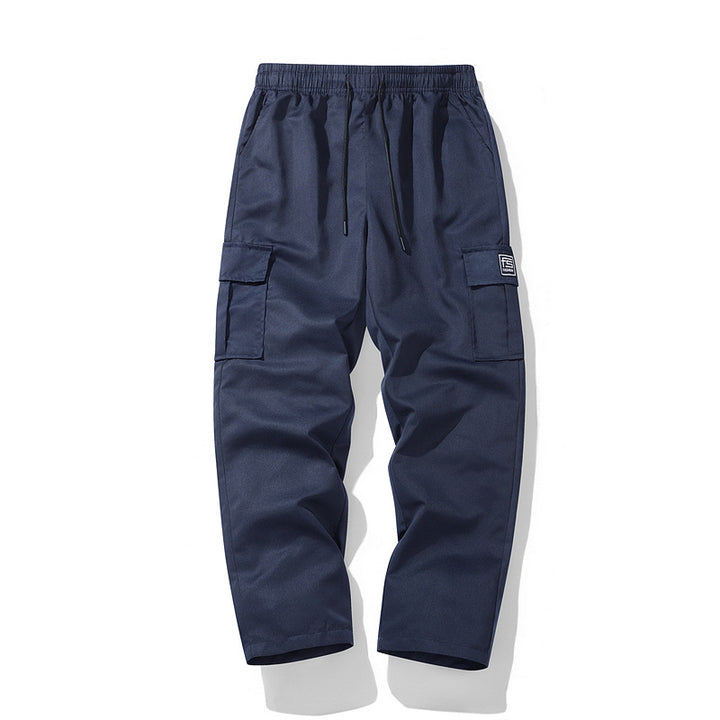 Herren Bequeme Karo Cargo-Hosen Echo Archiv