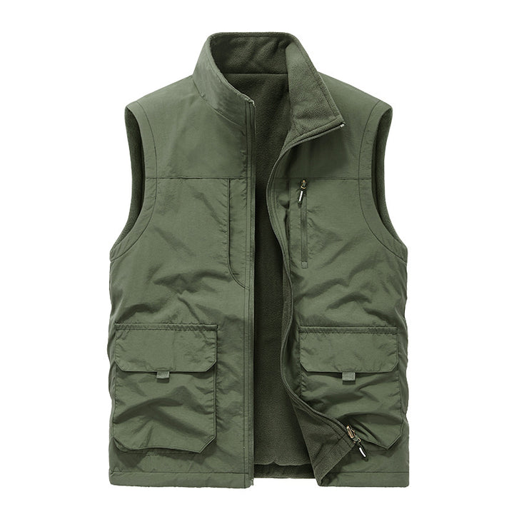 Herren Utility-Fleeceweste mit windabweisender Nylon-Außenlage Echo Archiv
