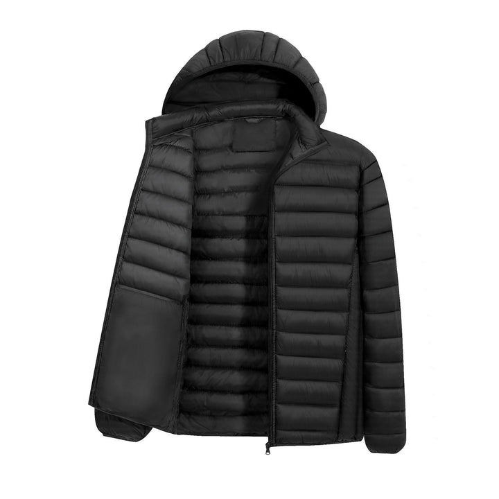 Herren Leichte Steppjacke mit Kapuze Echoarchiv