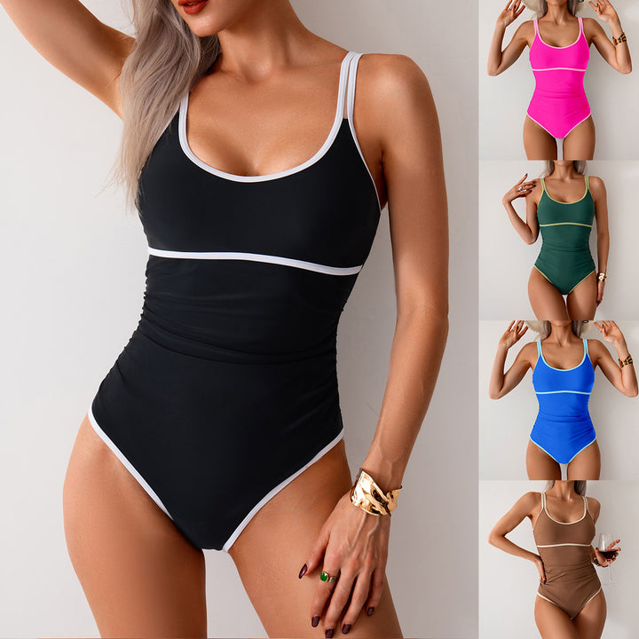 Damen Sportlicher Einteiler Badeanzug Echo Archiv