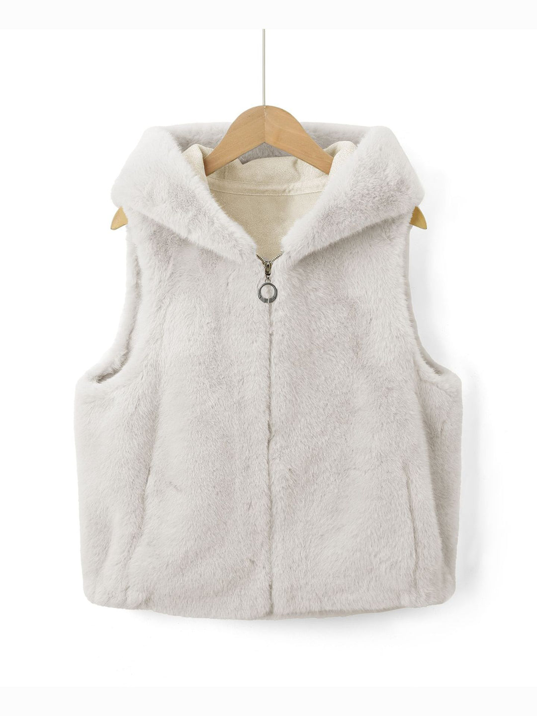 Damen Fleece-Weste mit Kapuze Echo Archiv