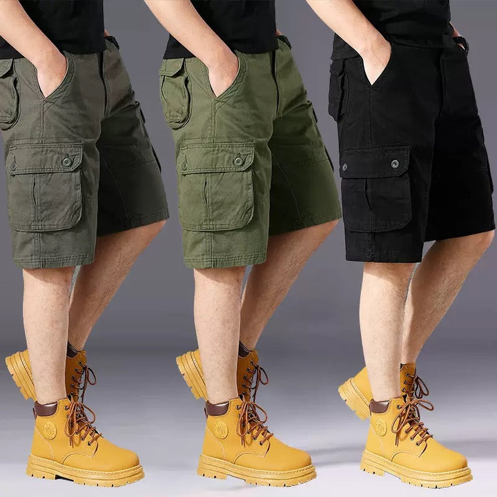 Herren Cargo-Shorts mit einer Vielzahl von praktischen Taschen und verstellbarem Bund Echoarchiv