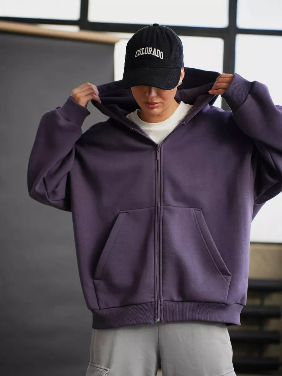 Damen Bequemer Fleece-Kapuzenjacke Echo Archiv