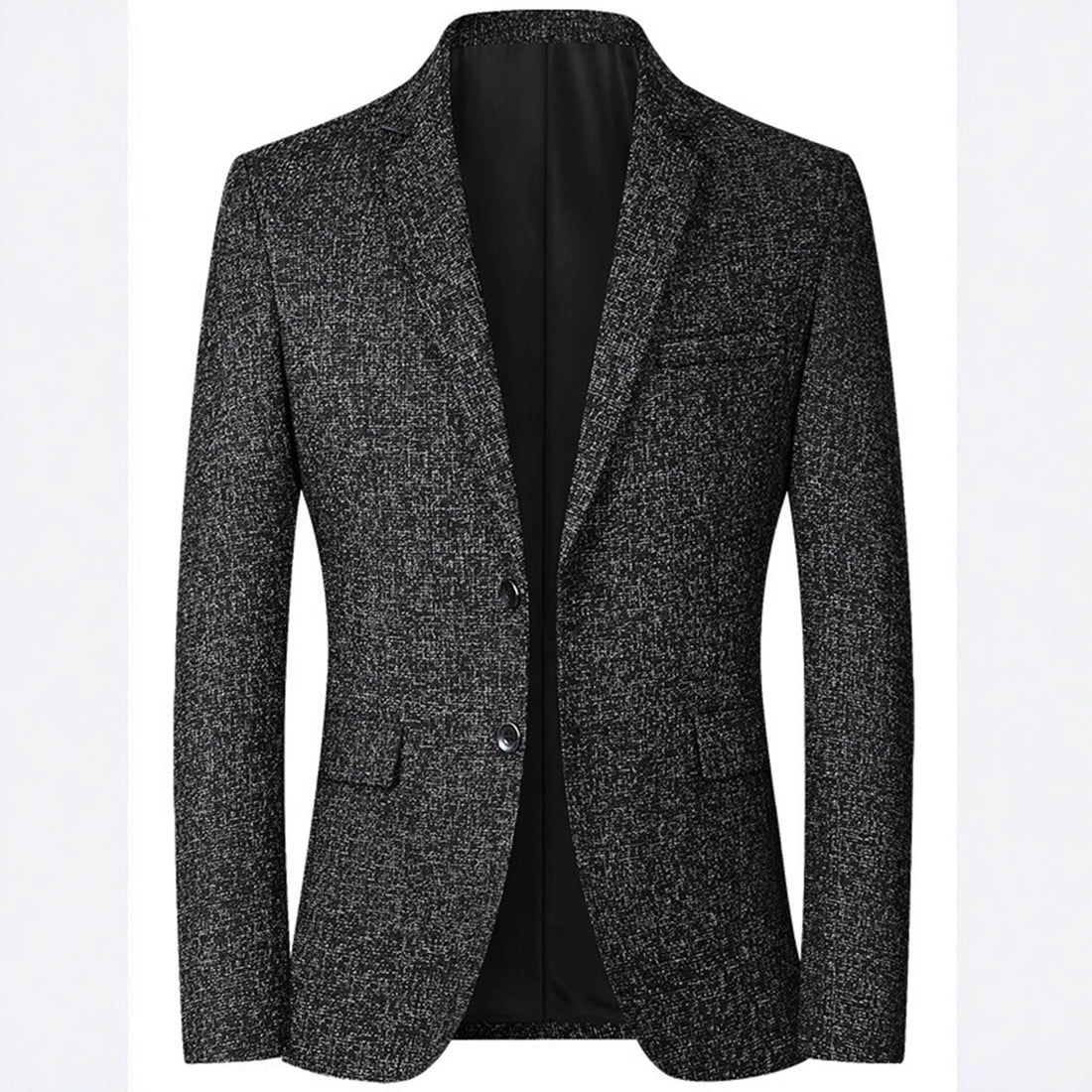 Herren eleganter strukturierter Anzugblazer – Tianoro