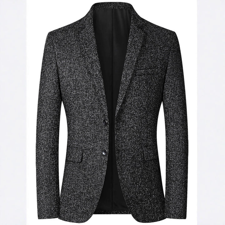 Herren eleganter strukturierter Anzugblazer Echoarchiv