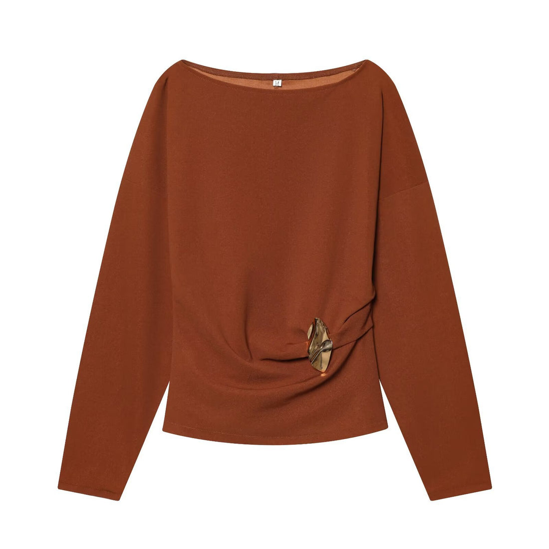 Damen Zweiteiliges Loungewear-Set mit gedrehtem Saumdetail und weiter Highwaist-Hose Echo Archiv