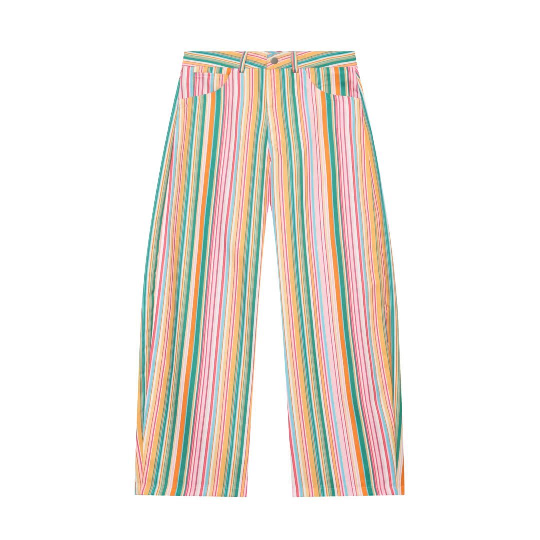 Damen Leicht fallende Palazzo-Hose mit hoher Taille und seitlichen Eingrifftaschen Echo Archiv