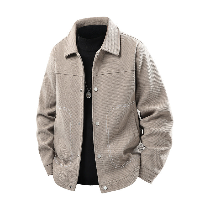 Herren Freizeitjacke mit großzügigen Taschen und eleganter Textur Echo Archiv