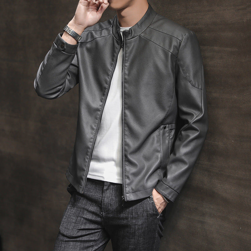 Herren Stylische Lederjacke Echo Archiv