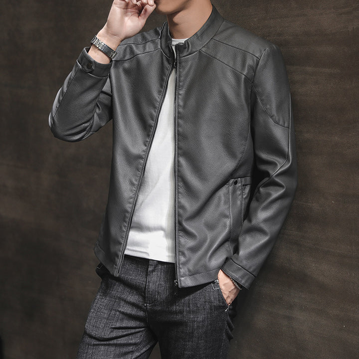 Herren Stylische Lederjacke Echo Archiv