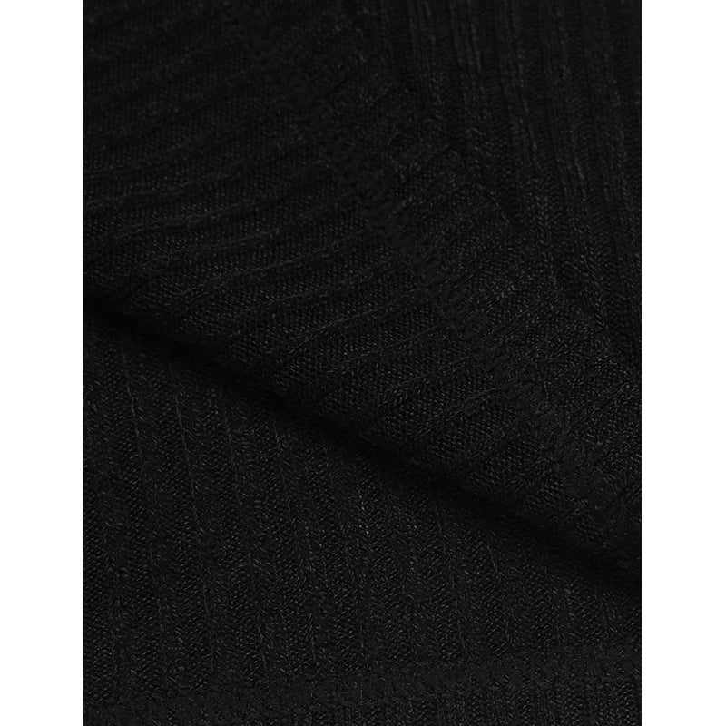 Herren Rippstrick Langarmshirt mit Rundhalsausschnitt Echoarchiv