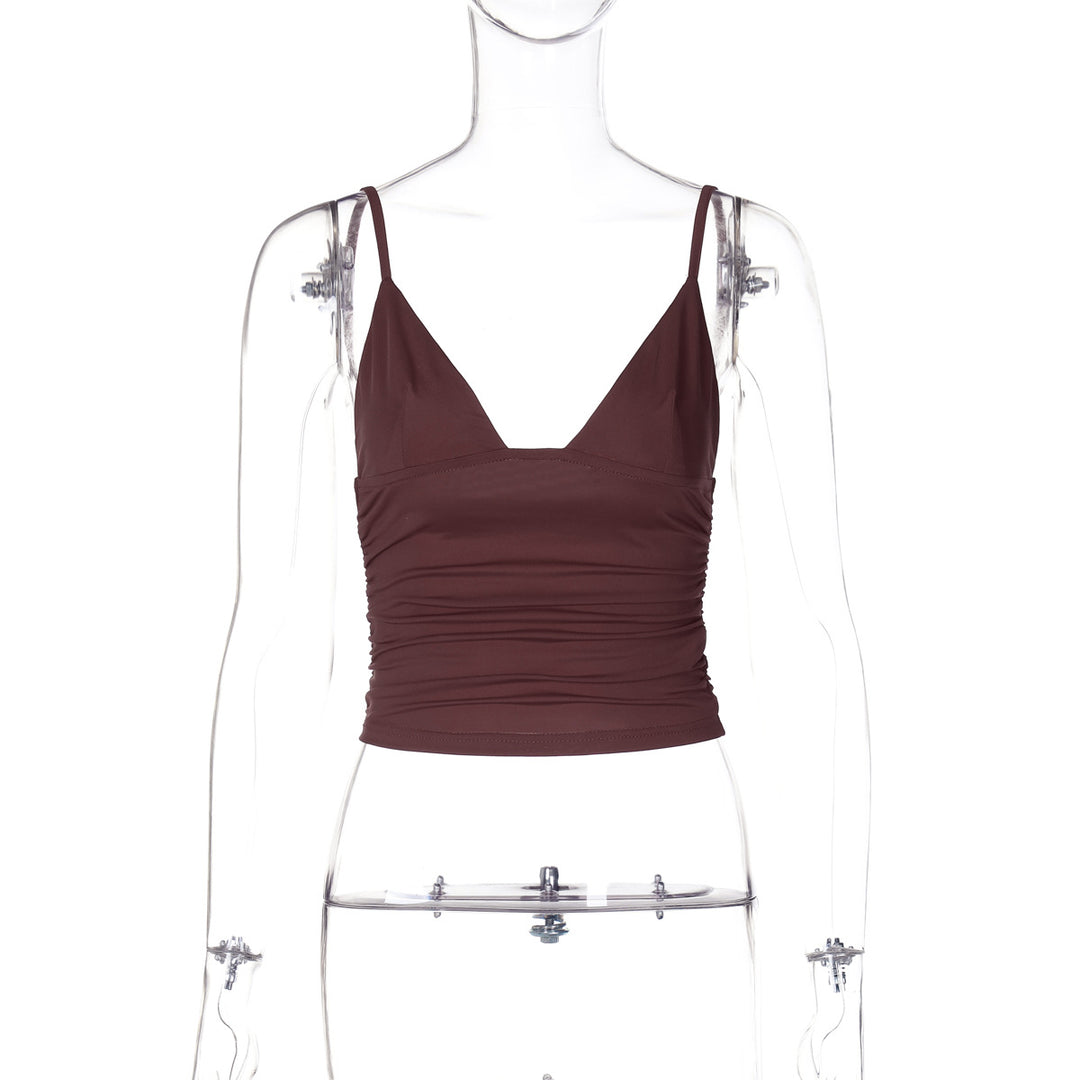 Damen Crop-Top mit asymmetrischem Schnitt und figurbetonter Silhouette Echo Archiv