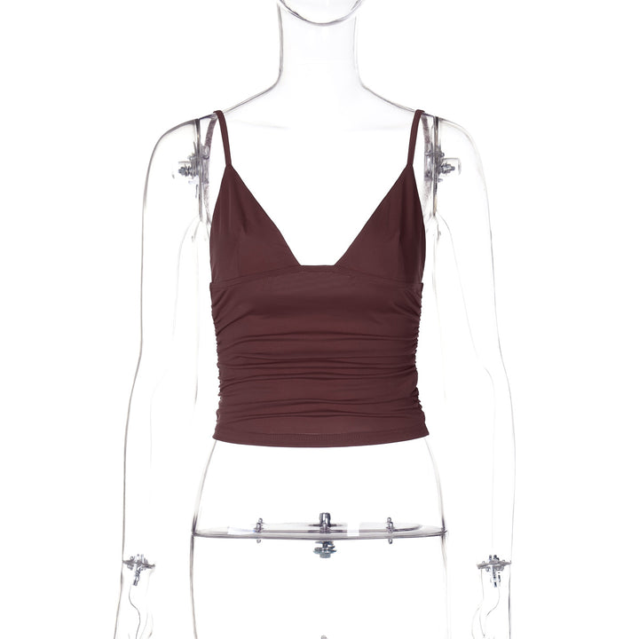 Damen Crop-Top mit asymmetrischem Schnitt und figurbetonter Silhouette Echo Archiv