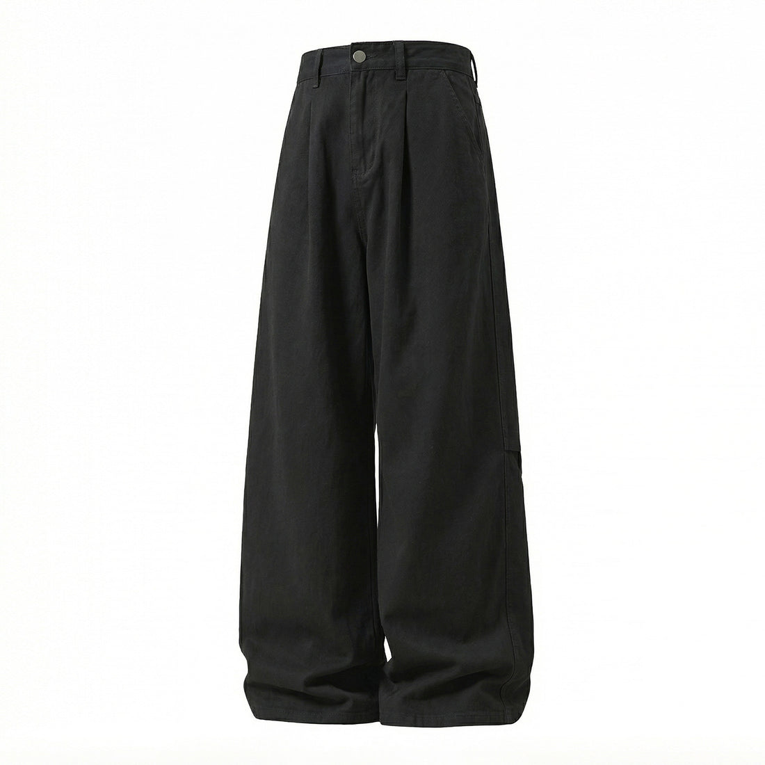 Damen Weite High-Waist Palazzo-Hose mit Bundfalten und extra weitem Bein Echo Archiv