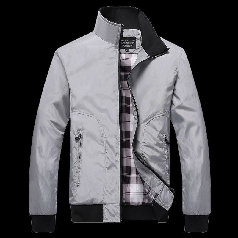 Herren Übergangsjacke mit hohem Kragen und bequemen Taschen Echo Archiv