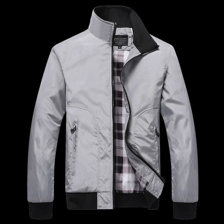 Herren Übergangsjacke mit hohem Kragen und bequemen Taschen Echo Archiv
