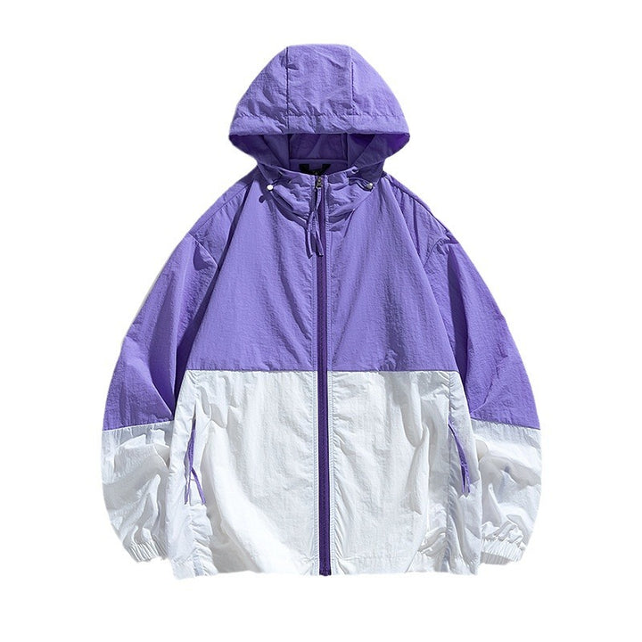 Herren Sportliche Windbreaker-Jacke Echoarchiv