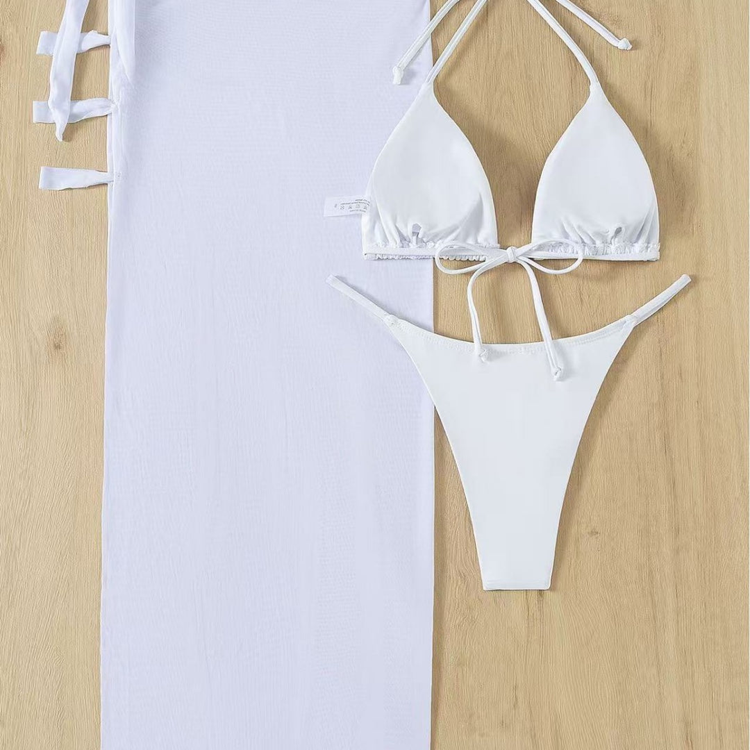 Damen Triangel-Bikini-Set mit eleganter Wickeloptik Echo Archiv