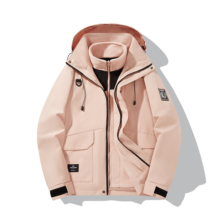 Herren Wetterfeste Outdoorjacke mit Kapuze Echo Archiv
