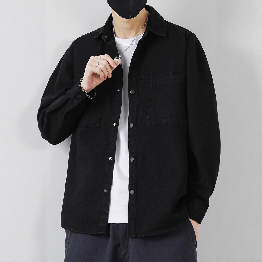 Herren Lässige Overshirt-Jacke Echo Archiv