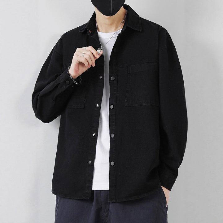 Herren Lässige Overshirt-Jacke Echo Archiv