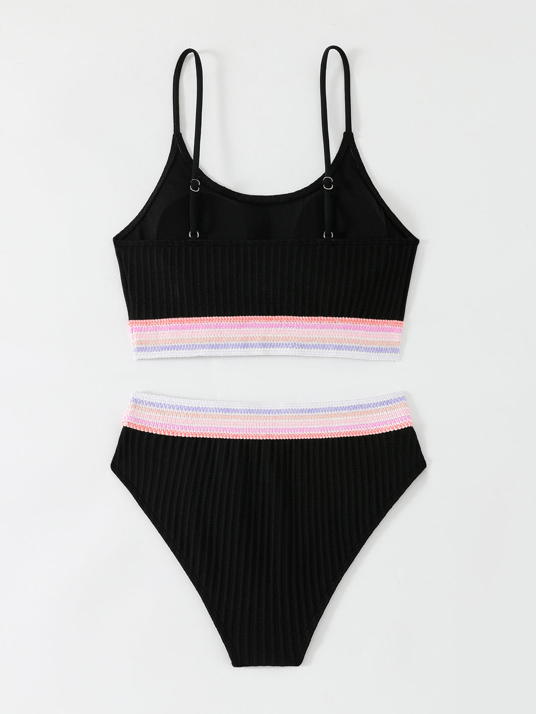 Damen Bikiniset mit breitem elastischem Bund und rippierter Struktur Echo Archiv