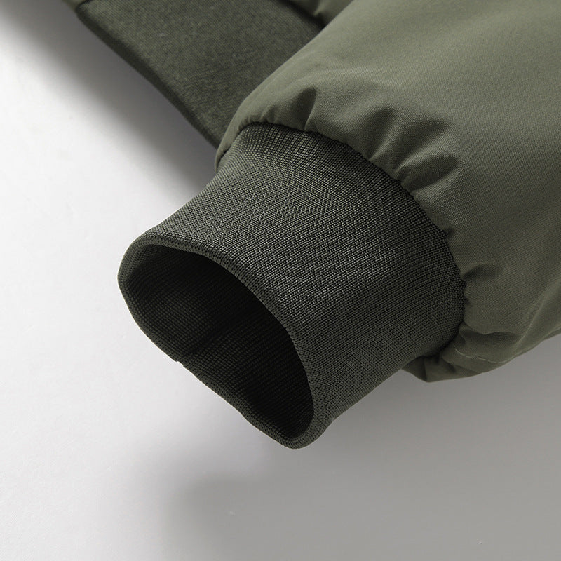 Herren lässige Bomberjacke mit praktischen Taschen Echoarchiv