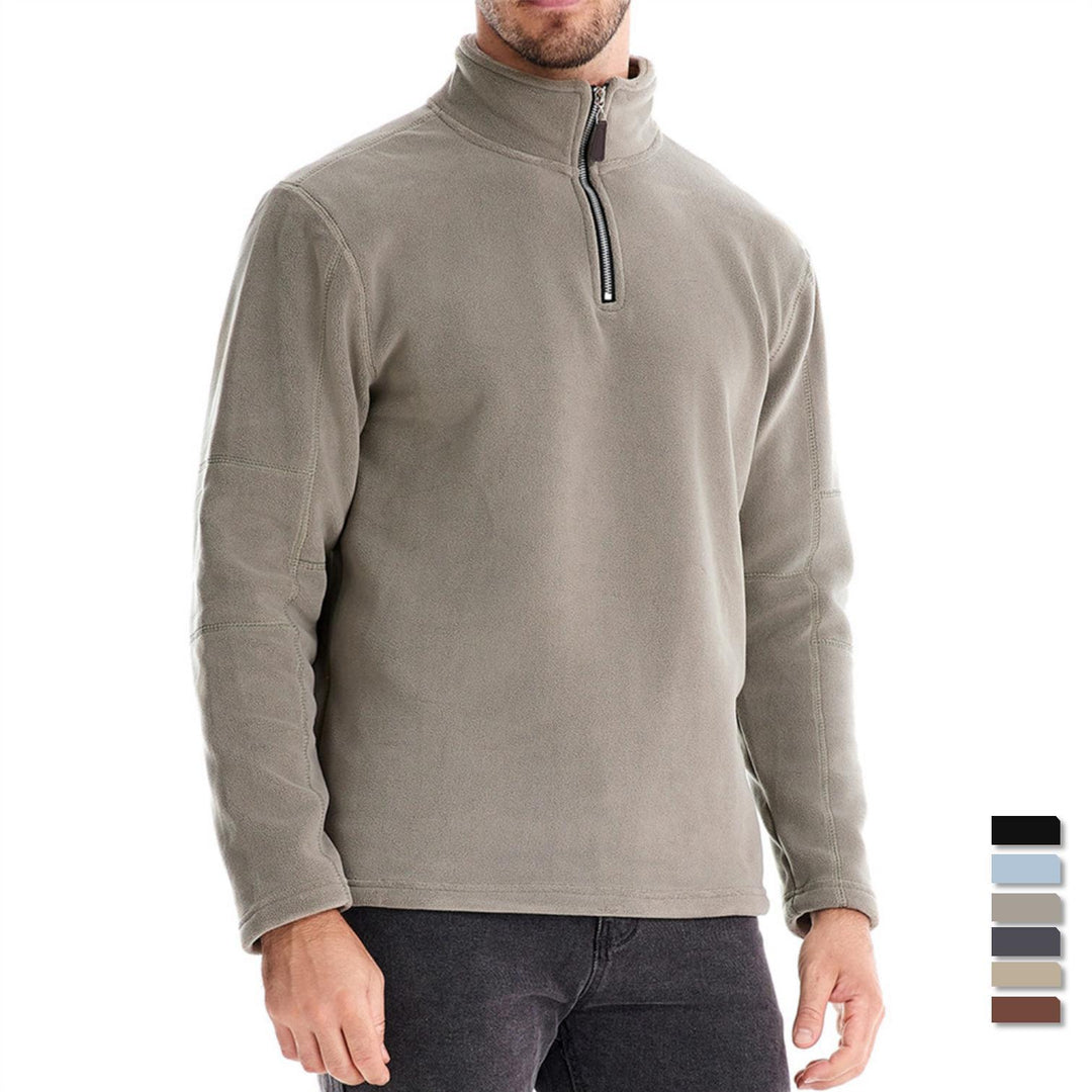Herren Mikrofleece Pullover mit halbem Reißverschluss Echoarchiv