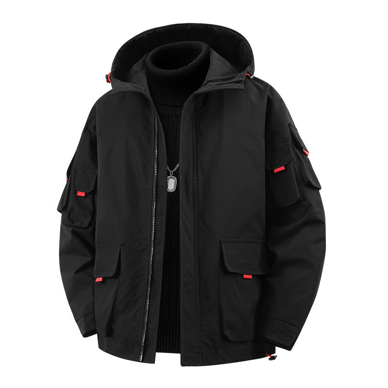 Herren Multifunktionale Übergangsjacke mit praktischen Taschen Echo Archiv
