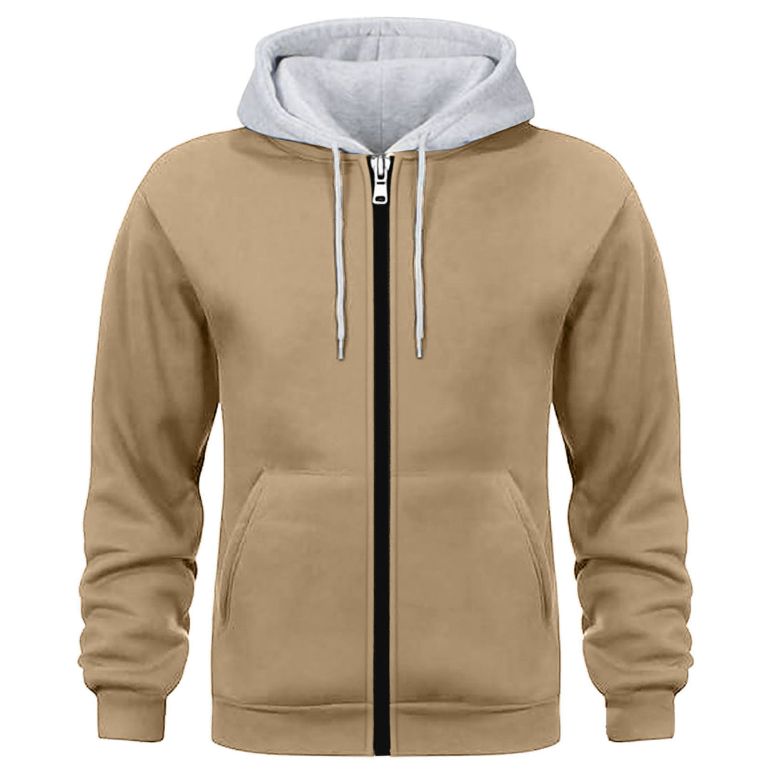 Herren Kapuzenjacke mit doppellagigem Material Echoarchiv
