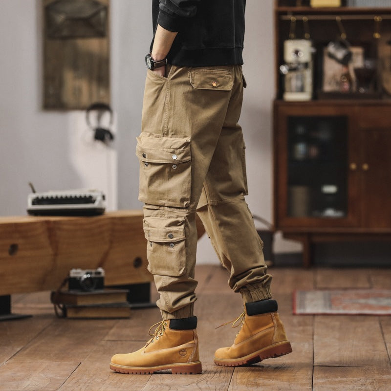 Herren Cargohose mit multifunktionalen Pattentaschen und elastischem Saum Echo Archiv