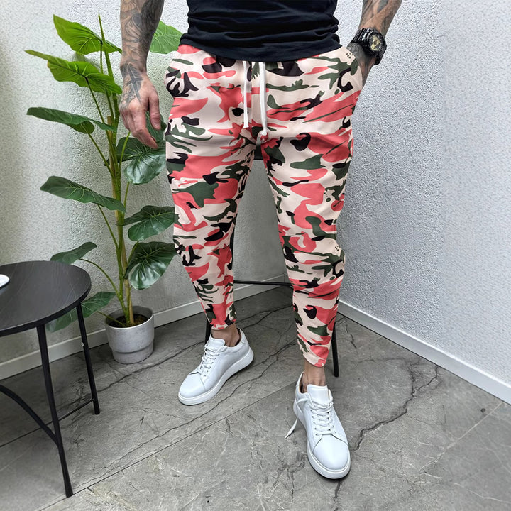 Herren Sportliche Cargohose mit elastischem Bund Echoarchiv