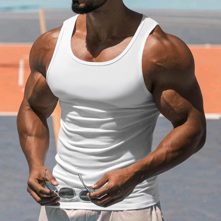 Herren Atmungsaktives Sport-Tanktop mit körperbetontem Schnitt Echoarchiv