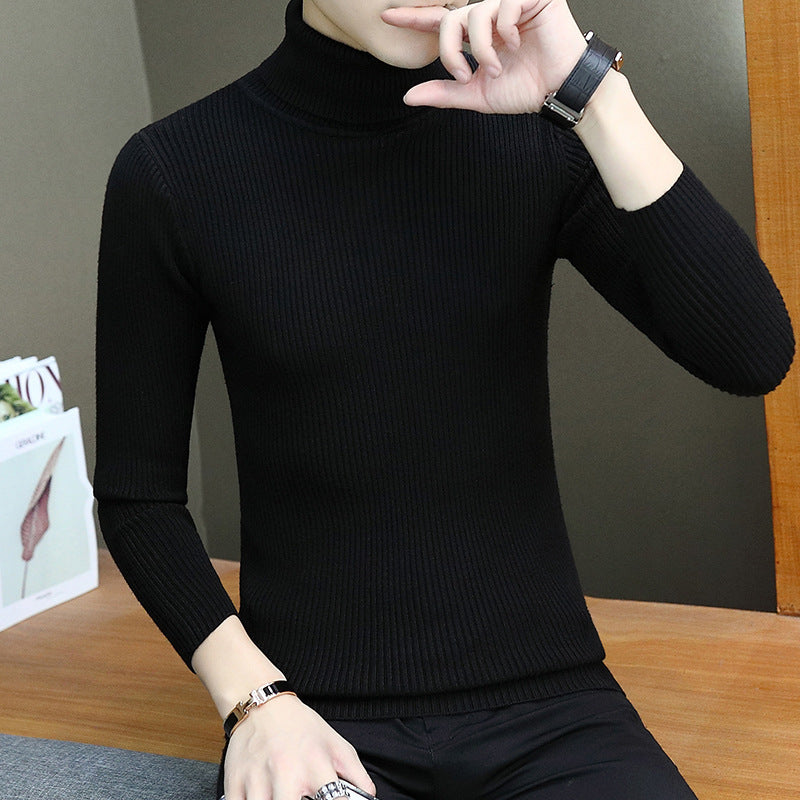 Herren Rollkragenpullover aus hochwertigem Rippenstrick Echoarchiv