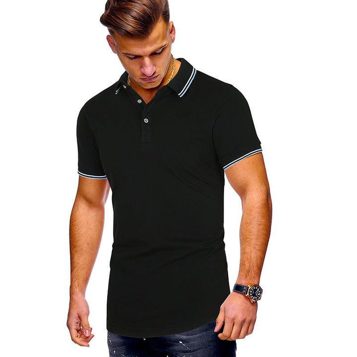 Herren Poloshirt mit Echoarchivrnen Akzenten Echoarchiv