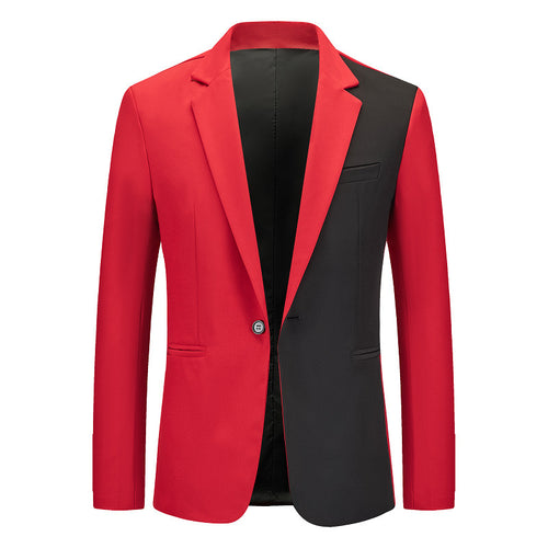 Herren kontrastierender Blazer mit modernem Schnitt Echoarchiv