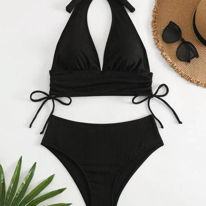 Damen Triangel-Bikini mit modischem Wickel-Design Echo Archiv