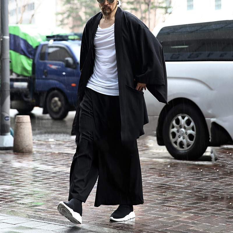 Damen Kimono-Jacke mit modernen Schnitt und praktischen Taschen Echoarchiv