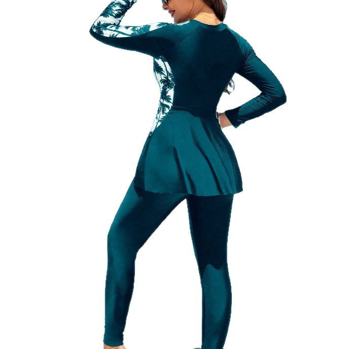 Damen Modischer und funktionaler UV-Schutz-Schwimmanzug Echo Archiv